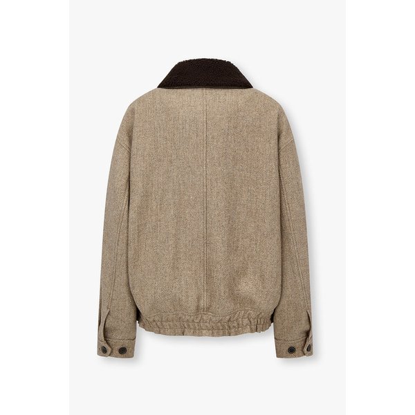 울 블렌드 멜란지 헤링본 점퍼 7115420X01102