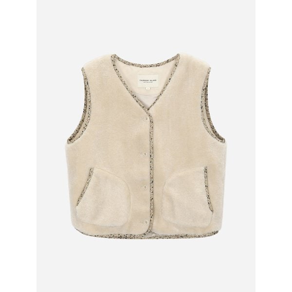 배색 바인딩 퍼 베스트_T258MVT341W