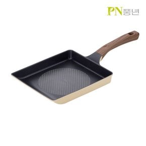 마레 카놀리 IH 리저브 25×22cm 사각팬 에그후라이팬 MCNRFP-25S(IH)