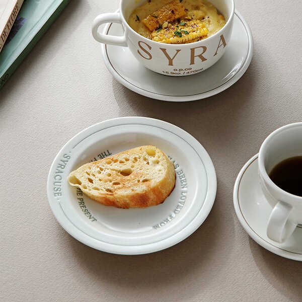 레터링 접시 16cm 색상 택1