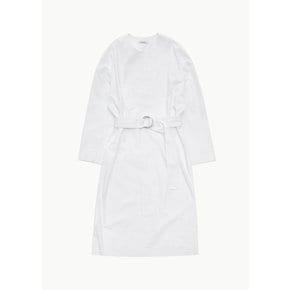 고셰 24SS GAUCHERE BELT DETAIL MIDI DRESS IN WHITE