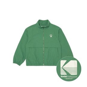 [공식]에센셜 빅로고 스탠넥 자켓 키즈 GREEN