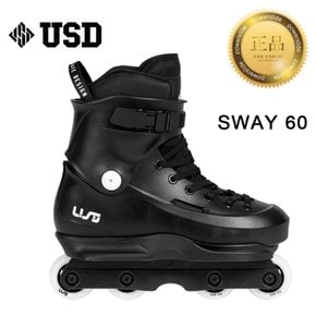 주행용USD SWAY60 파워슬라이드 어그레시브 인라인 스케이트중급자