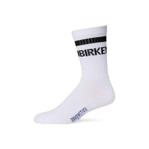 우먼 코튼 Crew 스트라이프 Socks - 화이트 블랙 흰검 754258