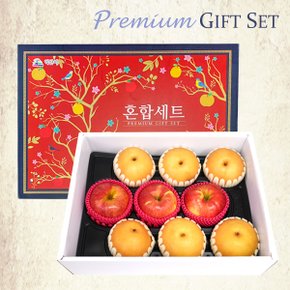 [9/15 순차출고] [농협] 프리미엄 사과/배 혼합세트 4.5kg(사과3과,배6과)