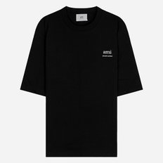 24SS UTS024 726 001 로고 반팔 티셔츠 블랙　