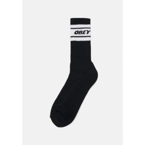 5061342 Obey Clothing COOPER SOCKS UNI - Socks black/white