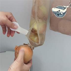 편리한 메쉬 양파 보관망 냉장고 채소 정리용