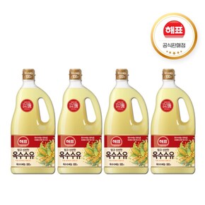 사조 해표 맑고 신선한 옥수수유 1.8L X 4