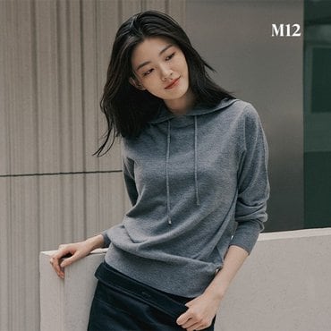 M12 [온플] M12 24FW 여성 울블렌디드 후드 니트 3종