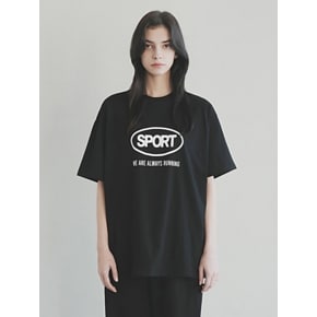 T1002 W SIMPLE LOGO T-SHIRT_BLACK