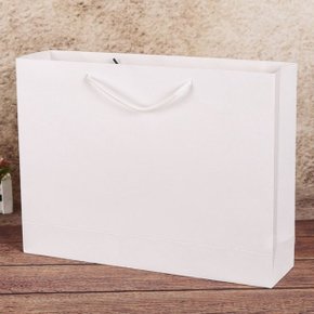 무지 가로형 쇼핑백(화이트)(24x17cm)종이쇼핑백 (WD4A49F)
