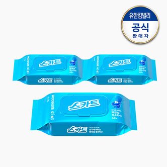 크리넥스 스카트 화장실 청소 티슈 40매 3팩