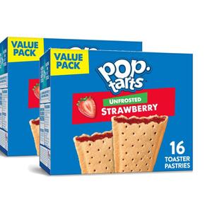 [해외직구] Pop-Tarts 팝타르트 언프로스트 딸기맛 토스터 페이스트리 16입 2팩