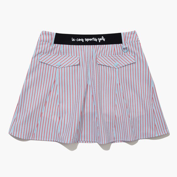 [여주점] 여성 서커 스트라이프 플레어 스커트 GQ222LSK62 BBBL