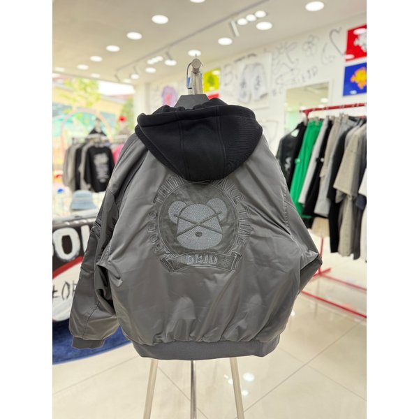 [여주점] 가죽베어배치항공점퍼, 그레이JGZZ63903