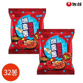  농심 배홍동 쫄쫄면 챌린지 에디션 129g x 32봉