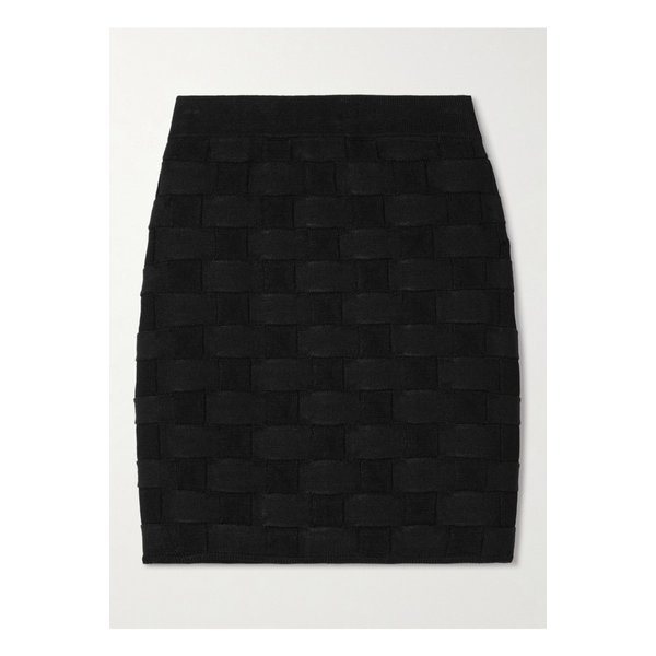 애쉬 자카드 니트 미니 스커트 46376663162887136