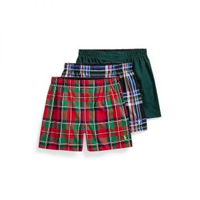 5176100 Polo Ralph Lauren Woven Boxer 3-Pack