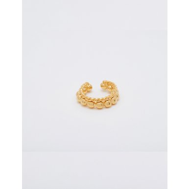 [Silver925]Dot Ear cuff (Gold)