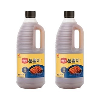 CJ제일제당 하선정 덧장명품액젓 남해안멸치 3kg x2개