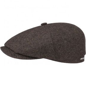 영국 스텟슨 플렛 캡 Stetson Hatteras Wool Mix Flatcap for Men Made in The EU Peaked Cap wi