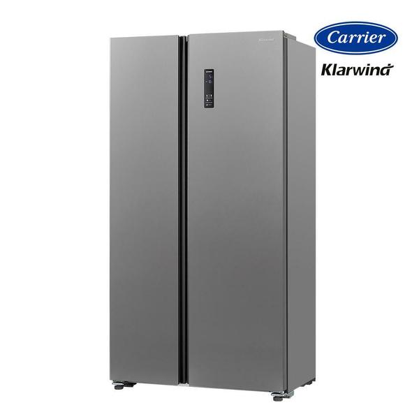 클라윈드 피트인 438리터 양문형 냉장고 KRNS438SPH1 실버메탈 방문설치