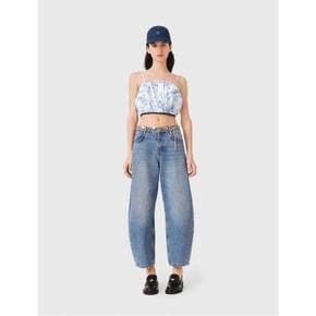 스트랩 Bleu Ciel Grosses Fleurs Print MFPTO01365