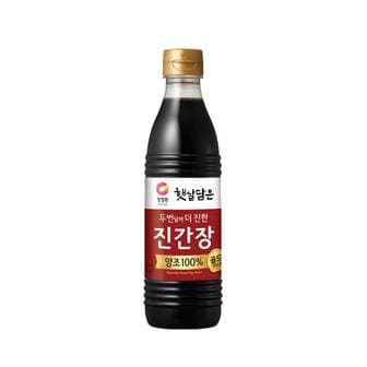 청정원 두번달여 더진한 진간장골드500ml