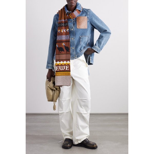 로고 데보스드 가죽 패치 데님 재킷 1647597325144537