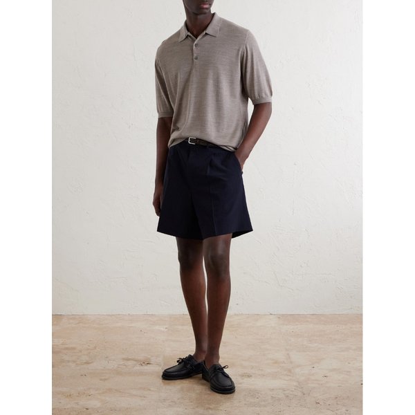 윌리엄 로키 메리노 울 폴로 셔츠 46376663163060173