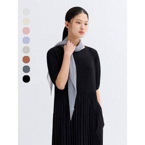 [소비자가 38000원] 쉬폰 플리츠 스카프_EPSCS226001