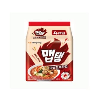  삼양 맵탱 마늘조개라면 멀티110g*4입 x8개