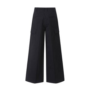 여성 노턱 카고포켓 와이드 팬츠 D NAVY