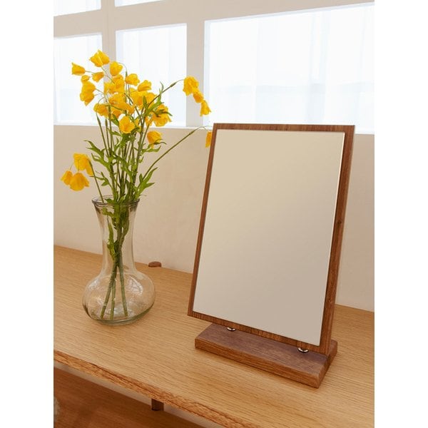 2단 조절 회전 거울 대 (오크)