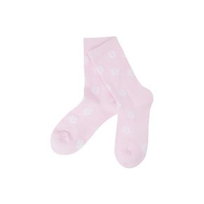 (W) Lettering Jaquard Knee Socks G6LAX26232PIX