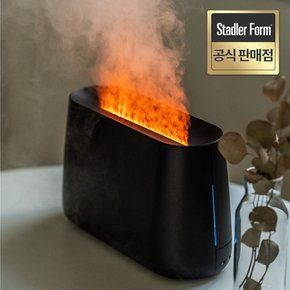 공식판매점 3in1 불멍 대용량 가습기 벤 블랙 Amber light 벽난로 조명 효과
