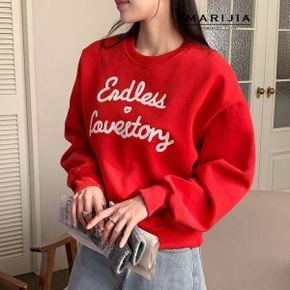 러브 스토리 기모 맨투맨 MTEB9048_P413993363
