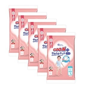 (공식) 군기저귀 군플러스 소프트터치 체험팩 팬티 L 5매