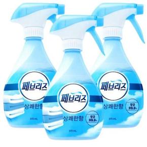 페브리즈 섬유탈취제 상쾌한향 370ml x 3개