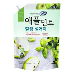 [참그린] 참그린 애플민트 1.2L x 10개 리필 주방세제 (S14942295)