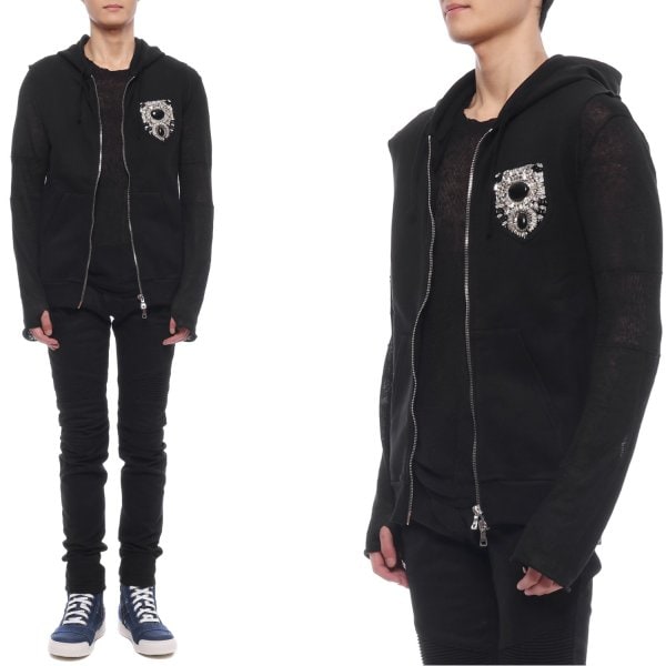 [부산점] 남성 슬리벨레스 후드 집업 베스트 (S7H6644 J036B 176)