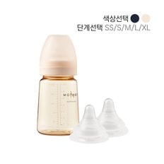 베이직 PPSU 젖병 180ml(노꼭지)+젖꼭지2P