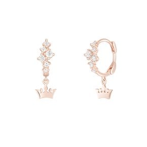 Petit Stelleta Tiara 14K 귀걸이 (JJT1EQ1BF109R4000)