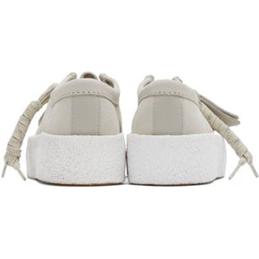 오프 화이트 왈라비 컵 더비 슈즈 26158152 White Nubuck