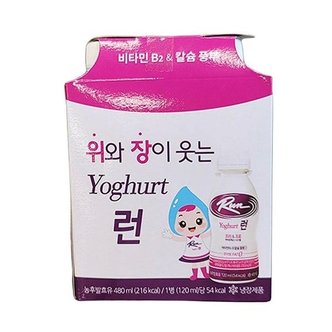  신앙촌 런 요구르트 4입 (120ml x 4) x 1개 코스트코