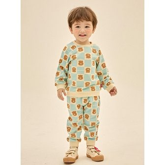 케어베어 체커보드 루즈핏 상하복