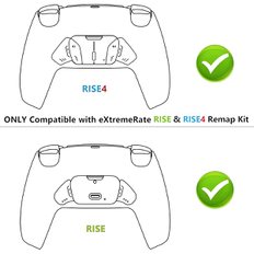 ps5 콘트롤러 eXtremeRate RISE & RISE4 리맵 키트에 대응용