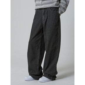 데일리 와이드 코듀로이 팬츠 그레이_Daily Wide Corduroy Pants Gray