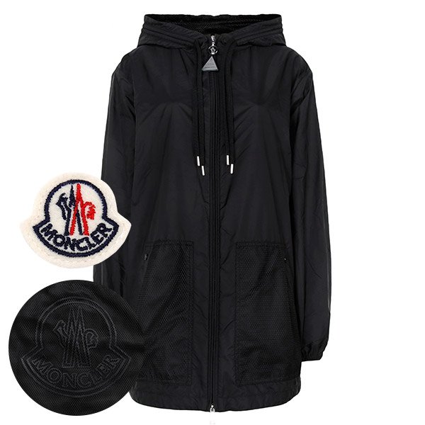 [부산점] 몽클레어 블랙 이올레 윈드브레이커 집업 자켓 IOLE 1A00101 5968E 999